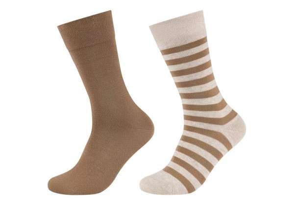 Men ca-soft stripes Socks 2p