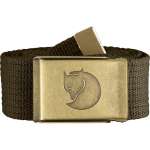 Canvas Brass Belt 4 cm