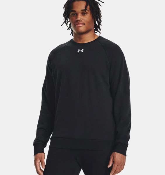 UA Rival Fleece Crew-BLK - Bild 1