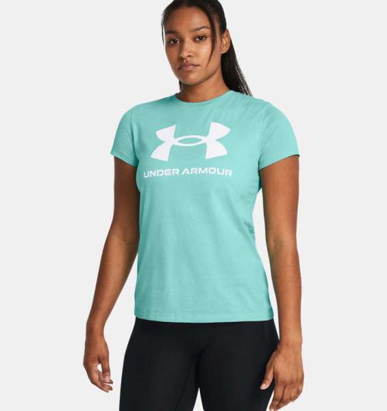 UA W SPORTSTYLE LOGO SS-GRN - Bild 1