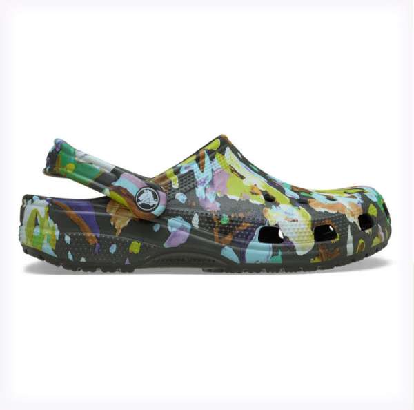 Classic Painted Floral Clog - Bild 1