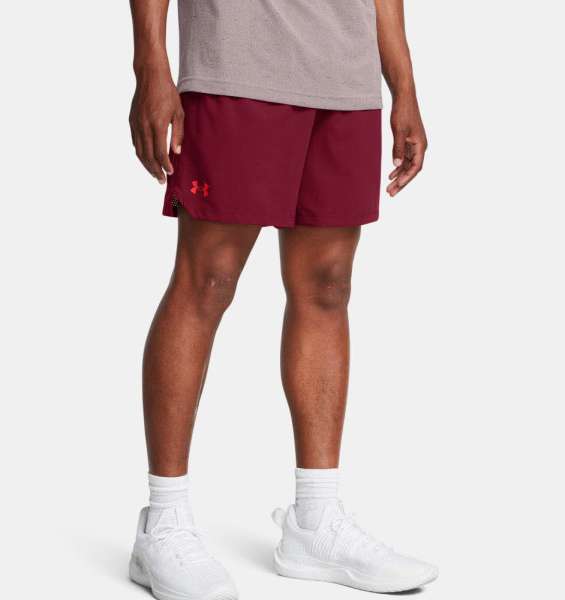 UA Vanish Woven 6in Shorts-RED - Bild 1