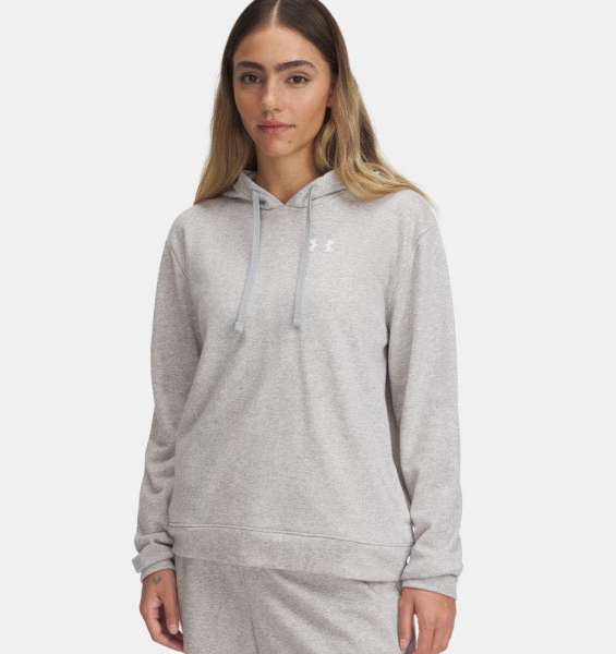 UA Rival Terry Hoodie-GRY - Bild 1