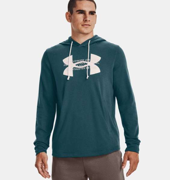 UA Rival Terry Logo Hoodie-BLK - Bild 1