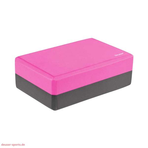 Yoga Block pink/grau