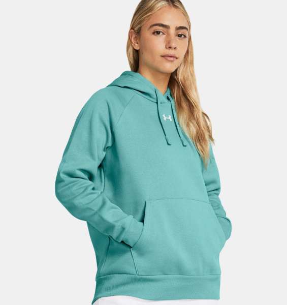 UA Rival Fleece Hoodie-GRN - Bild 1