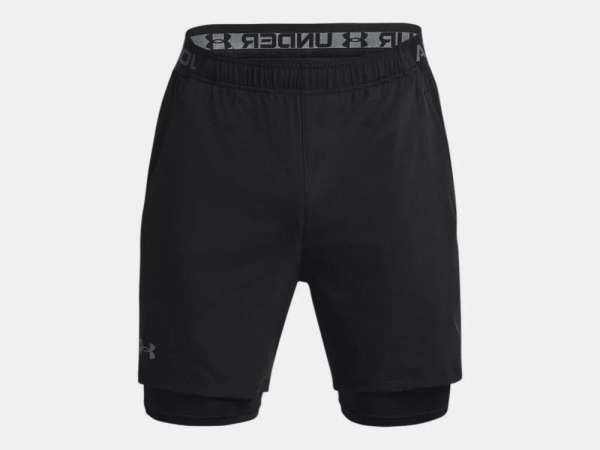 UA Vanish Woven 2in1 Sts-BLK,Black - Bild 1