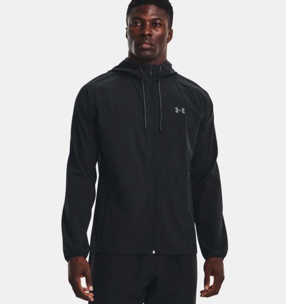 UA Stretch Woven Windbreaker-B,Blac - Bild 1