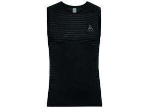 SUW TOP Crew neck Singlet PERF,blac