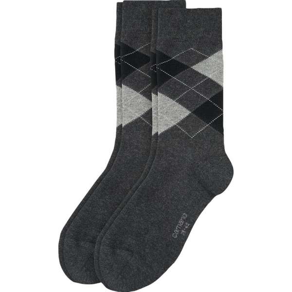 NOS Men Fashion Socks Argyle 2p - Bild 1