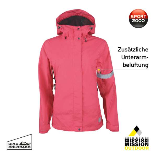 BLENHEIM-L, Ladies' 3L Jacket,azal - Bild 1