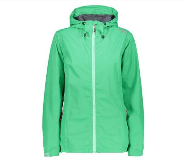 WOMAN RAIN FIX HOOD JACKET