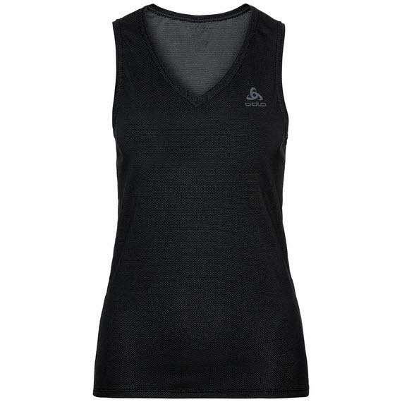 SUW TOP V-neck Singlet ACTIVE,black