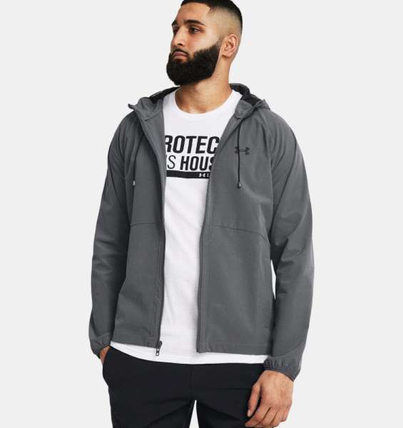 UA Stretch Woven Windbreaker-G - Bild 1