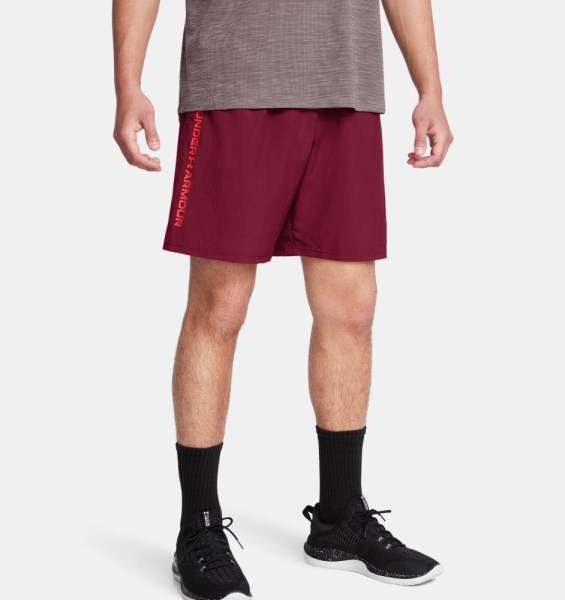 UA Woven Wdmk Shorts-RED - Bild 1