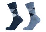 Men ca-soft classic argyle Socks 2p