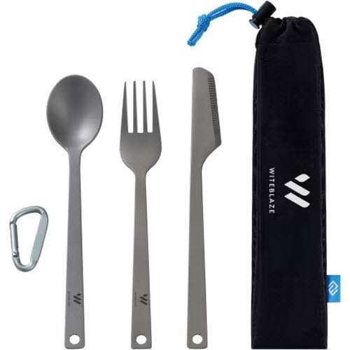 TITANIUM CUTLERY, Unisex campi,grau